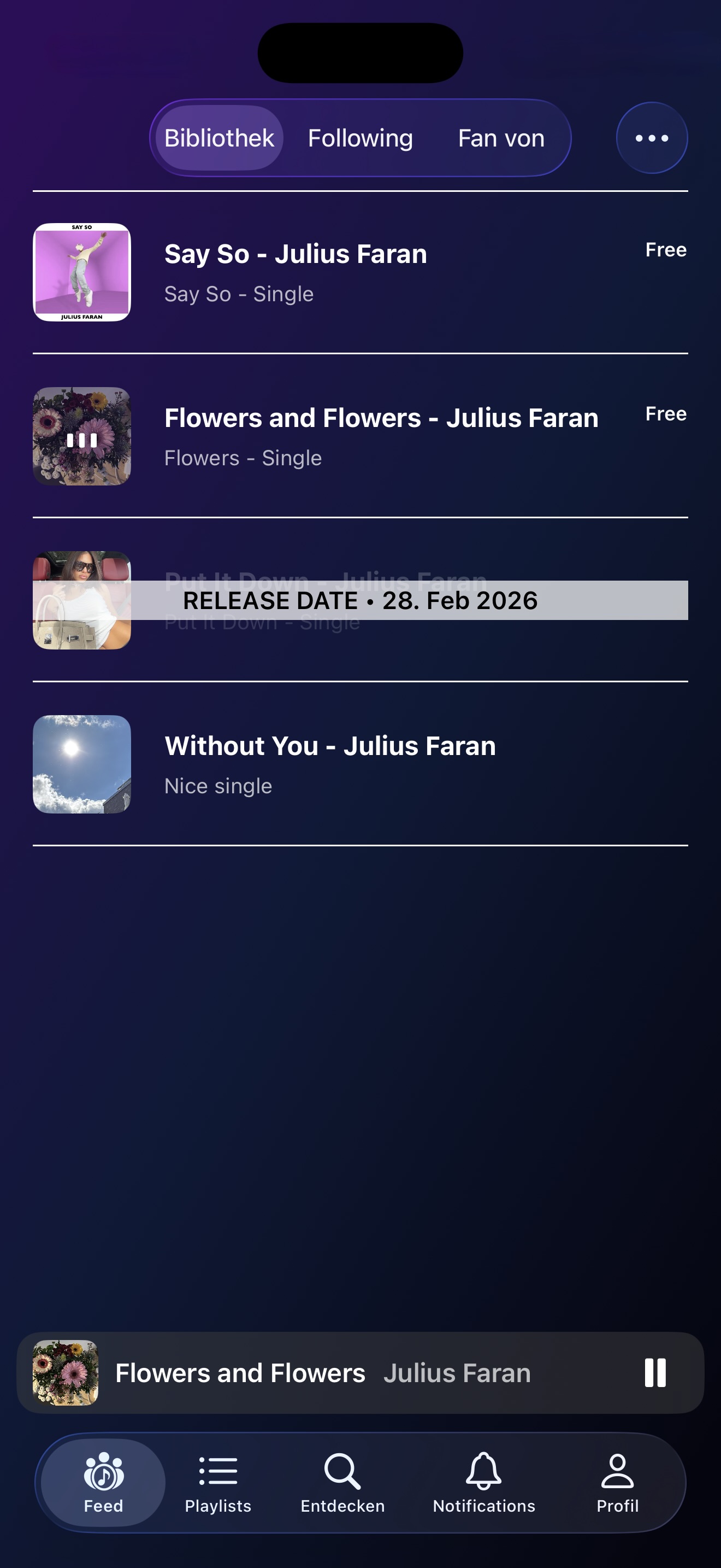 Musikeers App Screenshot